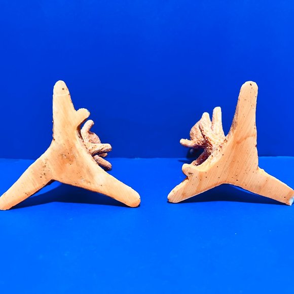 NEW…. Pair of Coral Branch-Shaped Candle Stick Holders, Orange in Color... - Picture 8 of 8